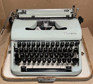 Vintage Olympia Schreibmaschine mit Koffer - Bild 1 von 10