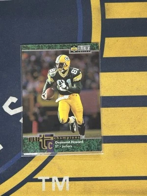 1997 Upper Deck Collector's Choice - Turf Champions Desmond Howard #TC22 - Image 1 of 2