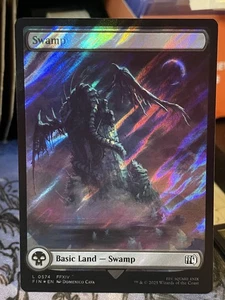 Swamp FULL ART #574 SURGE FOIL Final Fantasy NM MTG Magic Card - Picture 1 of 1