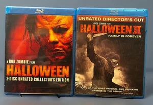 Rob Zombie Halloween + Halloween 2 (Blu Ray Bundle *MINT CONDITION* - Picture 1 of 4