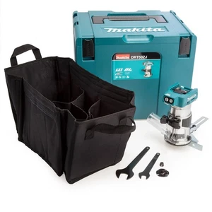 Makita DRT50ZJ 18V Brushless Routeur / Tondeuse (Corps Seulement) Avec Base & - Picture 1 of 7