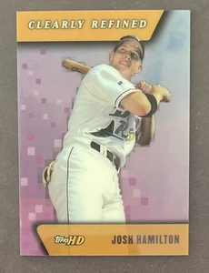2000 Topps HD Clearly Refined Insert #CR3 Josh Hamilton Tampa Bay Devil Rays - Picture 1 of 2