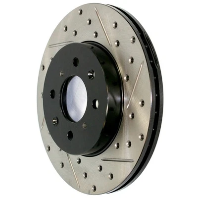 StopTech 127.34145R Rear Right Drilled Brake Rotor for 2017-20 230i / 12-15 328i - Image 1 of 4