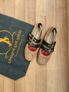 MIU MIU BALLERINA SIZE EU 36 , US 6 UK 3 - Picture 1 of 10
