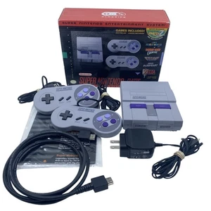 Nintendo SNES Classic Mini Konsole Original Super Nintendo System 21 Spiele - Bild 1 von 22