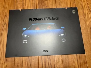 Lamborghini 2025 Calendar Plug-In Excellence Gift Non-Sale 40x60cm - Picture 1 of 2