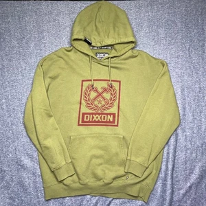 Dixxon Flannel Co. 2XL Hoodie Olive Green Graphic Logo Ground Up Customs Mens - Picture 1 of 8