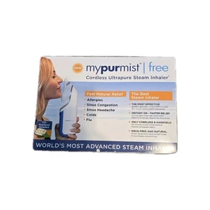 MyPurMist Cordless Ultrapure Steam Inhaler and Vaporizer NEW NIB - Imagen 1 de 3