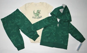 Ropa de bebé niño, 6 meses, chaqueta Carter's DINO, body, pantalones/ VER DETALLES~ - Imagen 1 de 15