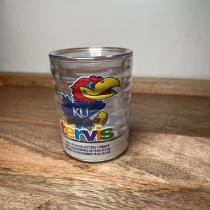 Vaso de chupito de plástico/acrílico Tervis Kansas University nueva tiza de roca - Imagen 1 de 7