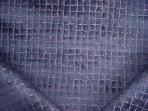 2-1/2Y Lee Jofa ED85233 Odyssey Indigo Silver Metallic Velvet Upholstery Fabric - Picture 1 of 4