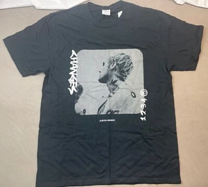Justin Bieber Shirt Mens M Black Changes 12345 Graphic Tee New w/ Tags - Picture 1 of 3