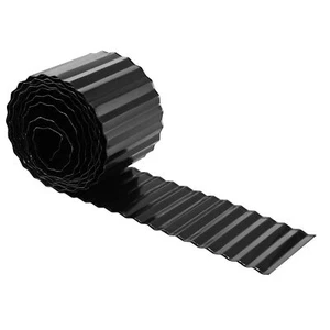 ZXZYHFTY Corrugated Metal Garden Edging, 6" x 40Ft Black Landscape Border for... - Picture 1 of 8
