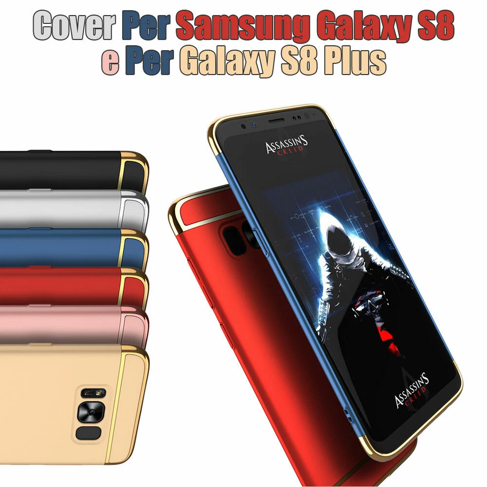 Cover custodia case bumper per Samsung Galaxy S8 Plus S8 Rigido vari colori - Immagine 1 di 1