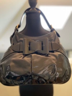 Bolso Hobo Gucci Charol con Detalle de Lazo - Negro Foto 1 de 4