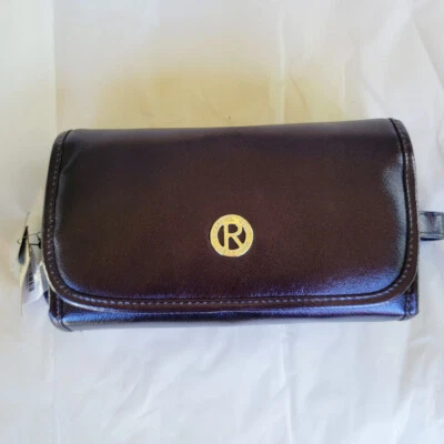 KENNETH COLE Reacción Azul Marino Colgante Viaje Cosméticos/Tocador Bolsa Estuche Rollo Foto 1 de 4