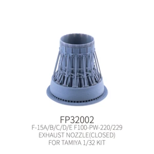 Boquilla de escape cerrada Galaxy FP32002 1/32 F-15A/B/C/D/E para Tamiya impresa en 3D - Imagen 1 de 1