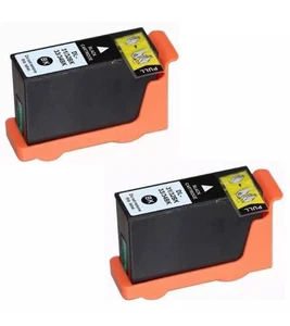 Two Dell Series 31,32,33 & 34 Black ink cartridges for Dell V525W,V725W Printers - Picture 1 of 1