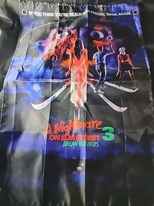 A Nightmare On Elm Street 3 Dream Warriors Movie Flag      2cntr-1 - Picture 1 of 2