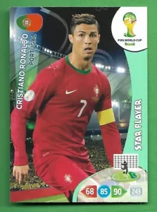 CRISTIANO RONALDO 2014-15 PANINI ADRENALYN FIFA WORLD CUP CARD SOCCER !!! - Bild 1 von 2