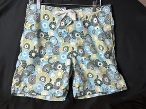 Reyn Spooner Mens Hawaiian Board Shorts Size 32 Multi Color Geometric - Picture 1 of 7