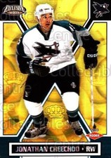 2002-03 Pacific Exclusive Gold #190 Jonathan Cheechoo