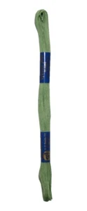 (0,17€/m) Stickgarn Stickfaden Knüpfgarn 100% Baumwolle 15 m grün (6242) - Bild 1 von 1