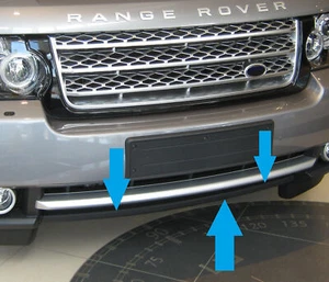 Tow Eye Cover L322 /spliter/lip/strip spoiler for Range Rover 2010+ front bumper - Picture 1 of 5
