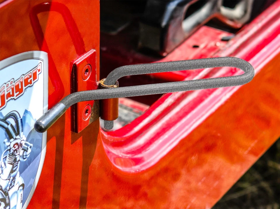 Par de reposapiés estacionarios gris Hammertone para Jeep CJ7 76-86 Steinjager J0045942 Foto 1 de 1