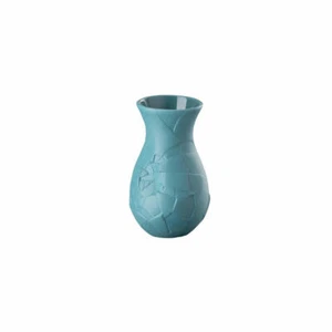 Rosenthal Vase of Phases Abyss, Dekovase, Porzellan, Petrol, 10 cm - Bild 1 von 2