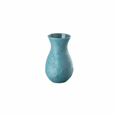 Rosenthal Vase of Phases Abyss, Dekovase, Porzellan, Petrol, 10 cm - Bild 1 von 2