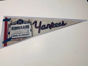 Amazing Vintage 1960's New York Yankees League Champs Team Photo Pennant!!! - Picture 1 of 1