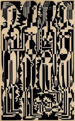 Ewald Dülberg , 1924 Eros., Holzschnitt.  Blatt 88 x 63 cm, EXTREM SELTEN, TEUER - Bild 1 von 2