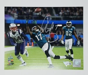 Alshon Jeffery Philadelphia Eagles SB LII Signed 8x10 Photo Fanatics COA 335 - Picture 1 of 3
