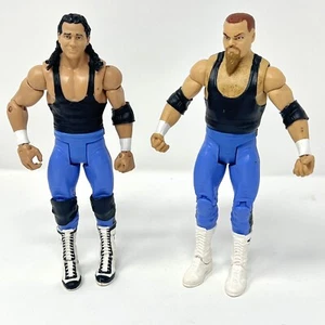 Hart Foundation Bret Hart & Jim The Anvil Battle Pack 47 WWE Wrestling Figuren - Bild 1 von 11