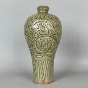 Beautiful Chinese Hand Painting Yao state kiln Porcelain Flowers Mei Vase - Picture 1 of 9