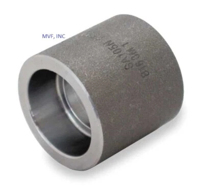 2" 3000 (3M) Socket-Weld (SW) Full Coupling A105 Forged Steel FS050922 - Image 1 of 3