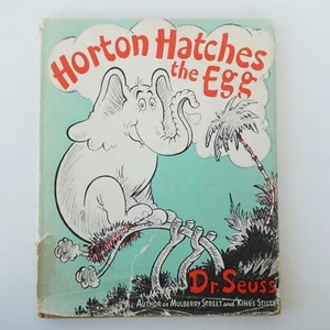 Horton Hatches the Egg 1940 Dr Seuss First Early Ed Dust Jacket Childrens Book - Picture 1 of 14