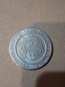Caesars Palace Casino 1990 Las Vegas Nevada 1 Dollar Gaming Token as pictured - Picture 1 of 4