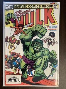 Incredible Hulk #283 (1983) Marvel mid-grade Sal Buscema art Avengers guest - Imagen 1 de 4