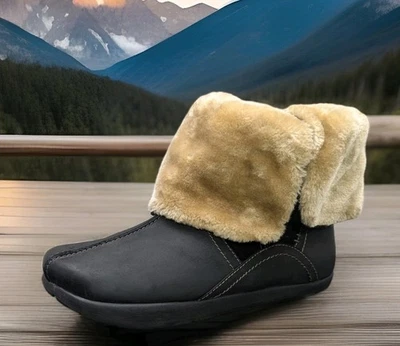 Botas de invierno Earth Kalso Mirage para mujer talla 10 usadas tacón negativo inverso Foto 1 de 4