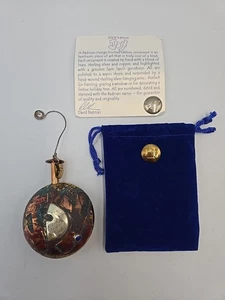 Designed David Badman Mixed Metal Lapis Lazuli Gemstone Heirloom Ornament 2009 - Picture 1 of 7
