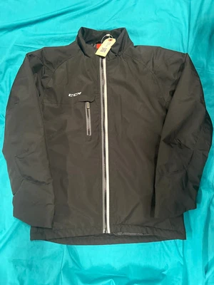 Black Kids Unisex Large CCM Jacket (Used) - Image 1 of 3