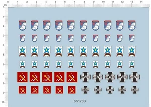 1/35 8mm 10mm Niñas Und Panzer Escuela Insignia Tanque Logo Tobogán Acuático Calcomanía - Imagen 1 de 1