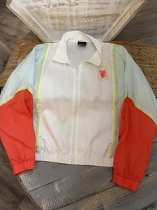 Nike Women's Woven Windbreaker Full Zip White with multicolor accents Size Small - Picture 1 of 24