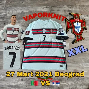 🇵🇹Nike Portugal  FPF Cristiano Ronaldo #7 2020/2021 Vaporknit Away Jersey    - Picture 1 of 14