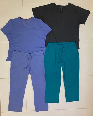 Nursing Uniform Scrub Sets - Lot of 2 - Sizes 2XL/2X; XL/2X - Image 1 of 4