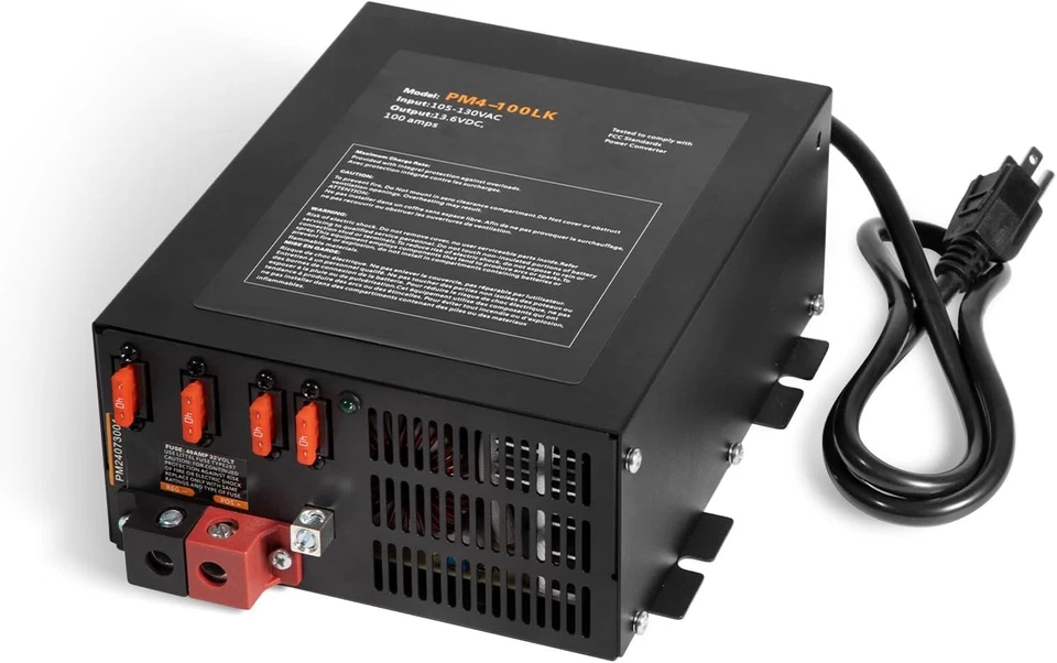 Neu 100 AMP Netzteil 13V-16V CB Amateurfunk PM3-100LK Konverter mit LED Licht - Bild 1 von 4