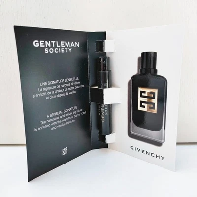 1x Givenchy Gentleman Society Ambree Eau de Parfum mini Spray, 1ml, Brand NEW! - image 1 of 4