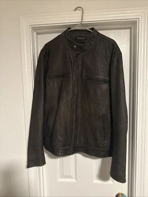 Chaqueta de cuero para motocicleta Lucky Brand Bonneville Racer XXL Foto 1 de 4